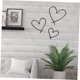 thumbnail image 5 of BEADCEST 3Ud De Pared Metal Corazón Negro Para Crear Ambiente Romántico En El Hogar, 5 of 7