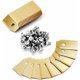 thumbnail image 1 of Cuchilla de repuesto de titanio para cortacésped, paquete de 30 cuchillas para cortacésped, accesorios para cortacésped con tornillos, 1 of 5