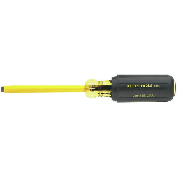 Klein Tools 620-3 3/16 in. Cabinet Tip Coated Flathead Screwdriver