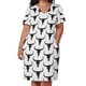 thumbnail image 3 of Longhorn vestido holgado con bolsillos para mujer vestido elegante con calavera, 3 of 7