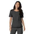 thumbnail image 2 of Adar Universal Women's Scrub Set - V-neck Scrub Top and Elastic Pull-On Scrub Pants, 2 of 7