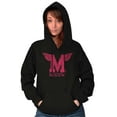 thumbnail image 5 of Meow Cute Crazy Cat Ladies University Hoodie Sweatshirt Women Brisco Brands S, 5 of 5