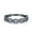 Black, variant on Rose Tone, Simulated Cubic Zirconia Size-9 Half Eternity Infinity Ring Wedding Engagement Band 925 Sterling Silver
