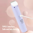 thumbnail image 3 of Electric Body Hair Trimmer for Women IPX6 Rechargeable Bikini Legs Underarms Grooming Kit Stainless Steel Cutter Head, 3 of 7