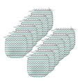 thumbnail image 1 of Chevron Chair Seating Cushion Set of 12, Chevron Pattern Geometric Wavy Zigzag Herringbone Stripes Illustration, Seat Pads for Office with Anti-slip Backing, 16"x16", Seafoam Grey White, by Ambesonne, 1 of 5