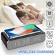 thumbnail image 3 of Digital Alarm Clock Wireless Charger Dock Mirror Face Clock with Thermometer, 3 of 4