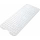 thumbnail image 1 of Alfombrilla para bañera, 40 x 16 pulgadas, alfombrilla antideslizante para ducha con ventosas y orificios de drenaje, alfombrilla para bañera, alfombrilla para baño, lavable a máquina, transparente, 1 of 5