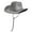 Silver, variant on Men Cowboy Hat Classic Outdoor Fedora Hats Silver Hats Caps for Men One Size