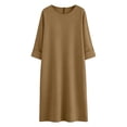 thumbnail image 4 of Antinious Ladies Summer Solid Lightweight Breathable Daily Versatile Dress, 4 of 5