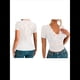 thumbnail image 3 of Tops Cortos de Encaje de Corta con Cuello en V para Mujer, Camiseta de Transparente de Corte Entallado, Atuendo de Verano Y2K XXL, 3 of 6