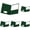Hunter Green, variant on General Two Pocket Folders, Textured Paper, Burgundy, For School, Home, and Office, Letter Size, 25 Per Box (57557)