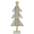 thumbnail image 5 of Northlight Rustic Wooden Christmas Tree with Star Decoration - 25.5", 5 of 6