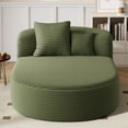 thumbnail image 6 of SOULART 51.6" Cloud Couch, Green Modern Chaise Lounge Sofa with Boneless Compression Design and Two Supportive Pillows for Living Room, 6 of 12