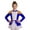 Royal Blue, variant on vastwit Kids Girls Circus Ringmaster Party Fancy Costume Dance Performance Tassel Leotard Tutu Dress Red 12
