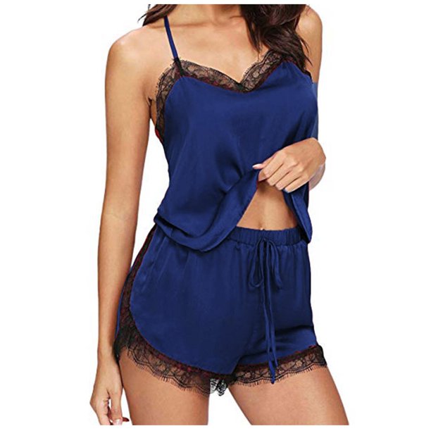 Conjuntos de pantalones cortos y camisola con tirantes finos para mujer xuanjing unisex