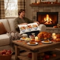 thumbnail image 4 of Thanksgiving Pillow Covers 19.7X11.8 Patterns Sofa Bedroom Decorative, 4 of 6