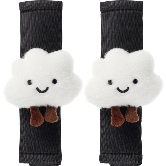 Muyoka Paquete de 2 fundas para correa de cinturón de seguridad de coche con dibujos animados en 3D para cinturón de seguridad de coche, arnés de correa de hombro para niños, correa de hombro, cojín d Muyoka Hogar
