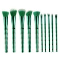 thumbnail image 5 of 10 Pcs Cosmetic Bamboo Makeup Brush High-quality Makeup Brushes 20.5x1.5cm Green, 5 of 8