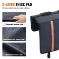 thumbnail image 4 of VEVOR Upgraded Grooves Mountain Bikes Tailgate Pad with Reflective Strips Tool Pockets Camera Opening for Pickup 62inch+Rear-Opening Window, 4 of 5
