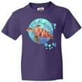 thumbnail image 3 of Inktastic Fort Lauderdale, Florida Swimming Sea Turtle with Bubbles Youth T-Shirt, 3 of 5