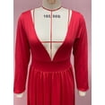 thumbnail image 7 of Fashion V-neck Prom Party Dress (M, White), 7 of 7