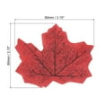 thumbnail image 2 of Uxcell Artificial Leaves Mixed Fall Maple Autumn Fake Leaf Decoration, 6 Assorted Color 300 Pack, 2 of 5