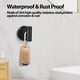 thumbnail image 2 of Matte Black Round Coat Hook 2 Pack, Stainless Steel Bathroom Towel Hook, Wall Mounted, Towel Robe Clothes Cabinet Closet Hook, 2 of 5