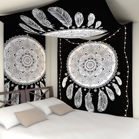 Chic Bohemia Mandala Floral Wall Hanging Tapestry For Wall Decoration Fashion Tribe Style Tapestry