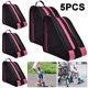thumbnail image 1 of Para Patines Hielo Mochila Gruesa Y Transpirable Patinaje Sobre Color Rosa 5 Uds., 1 of 5