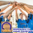 thumbnail image 4 of Set de 20 pulseras deportivas para equipo de softbol (azul), 4 of 5
