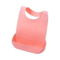 thumbnail image 1 of Babero de silicona jinwen para adultos Ajustable rosa, 1 of 8