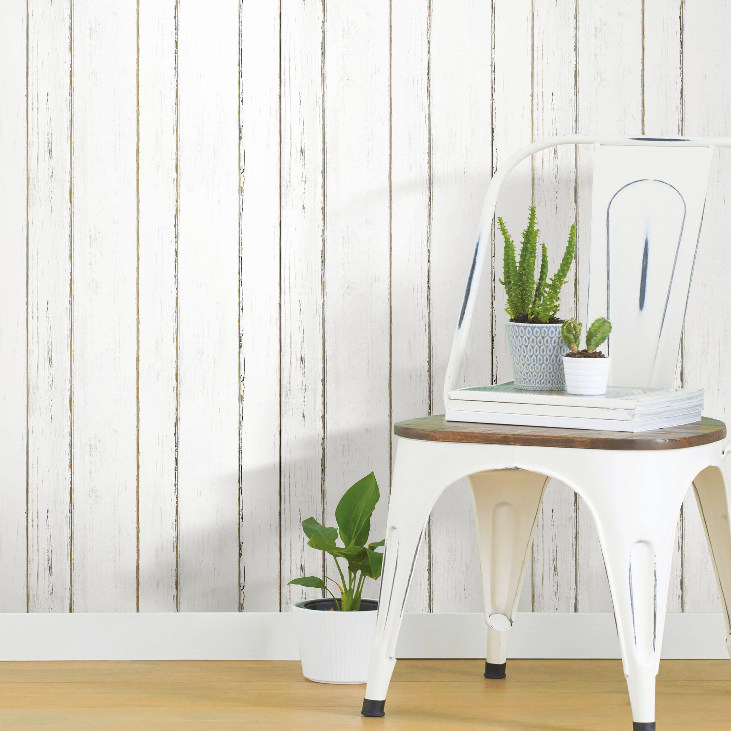 Shiplap Peel and Stick Wallpaper