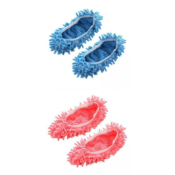 4 Pantuflas de Trapeador de Microfibra Suave para , Oficina, Hogar, Piso