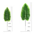 thumbnail image 2 of 20PCS Artificial Leaf Lifelike Banana Leaf Decorative Fake Leaf Artificial Plant, 2 of 6