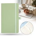 thumbnail image 1 of FENGGHAO A6 Ruled Notebook Hardcover Lined Journal Light Green Thick Paper Diary for Writing Office Work Travel Note Taking, 1 of 9