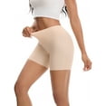 thumbnail image 4 of INSPIRE CHIC Women's High Waisted Seamless Shapewear Slip Shorts Shaping Boyshorts Panties Tummy Control Slimming Underwear L Beige, 4 of 5