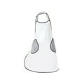 thumbnail image 5 of Chef Apron Cooking Apron Gardening Apron with Hand Wipe Pockets for Daily Life Translucent Durable Water Serving Apron Works Apron White, 5 of 9