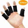thumbnail image 1 of 20 Pieces Finger Sleeves Protectors Thumb Brace Support Elastic Compression Protector for Relieving Pain, Arthritis,Trigger Finger, Sports, 1 of 5