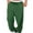 Green, variant on Qulqfy Baggy Sweatpants for Women Beige Uncuffed Sweat Pants Wide Leg Double Layered Elastic Waist Comfy Pants for Women