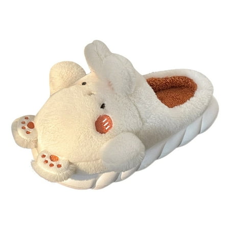 

KI-8jcuD Fuzzy Outdoor Slippers For Women Winter Women Cute Hugging Rabbit Warm Home Baotou Plush Soft Bottom Comfortable Flat Cotton Slippers Turtle Slippers For Women Womens Slippers Size 10 Slipp