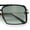 Tortoise - Green, variant on Mens Gentlemanly Rectangle Flat Top Double Bridge Mob Metal Arm Sunglasses Black - Smoke