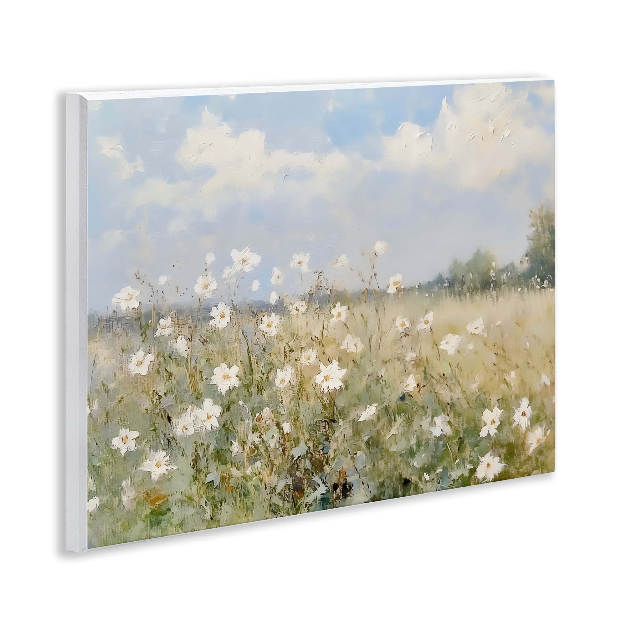 Stupell Industries Neutral Wildflower Field in Bloom Wall Plaque Art, design by LSR Design Studio