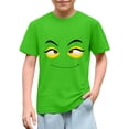 thumbnail image 2 of Piuwrlz 9 Boys Short T-Shirts Sleeve Teen Funny Graphic Shirts Tops Pullover T Shirts Green Size 9 Years, 2 of 7