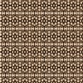 thumbnail image 1 of Ahgly Company Machine Washable Indoor Square Transitional Black Brown Area Rugs, 8' Square, 1 of 7