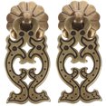 thumbnail image 1 of 2Pcs Chinese Style Pull Handle Copper Cabinet Pull Handle Drawer Door Knob Cupboard Knob, 1 of 8