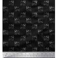 thumbnail image 1 of Soimoi Rayon Fabric Pug Dog Fabric Prints by Yard 56 Inch Wide, 1 of 1