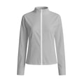 thumbnail image 5 of Long Sleeve UV Protection Shirts Women Full Zip Stand Collar Jacket UPF 50+ Lightweight Breathable Athletic Top for Outdoor Sports, 5 of 7