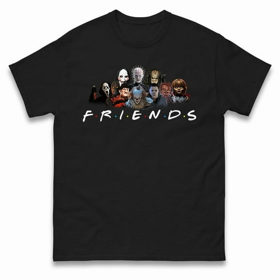 Horror Characters Friends Halloween t shirts