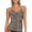 Leopard, variant on Women's Shirred Swim Tops Cutout Swimsuits Tummy Control Bathing Suit Tops Tankini Tops for Women