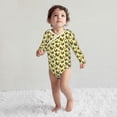 thumbnail image 4 of Xecao Roosters In Farm Print Baby unisex-baby Cotton Long-sleeve Bodysuits-12 Months, 4 of 6